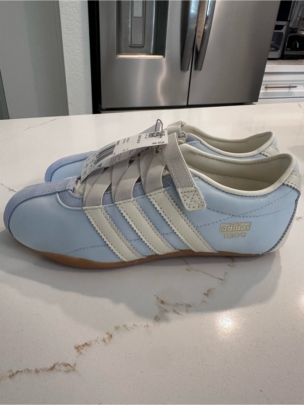 adidas Tokyo Powder Blue & White Casual Sneakers